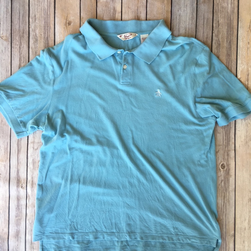 Penguin turquoise short-sleeve polo - Picture 4 of 5